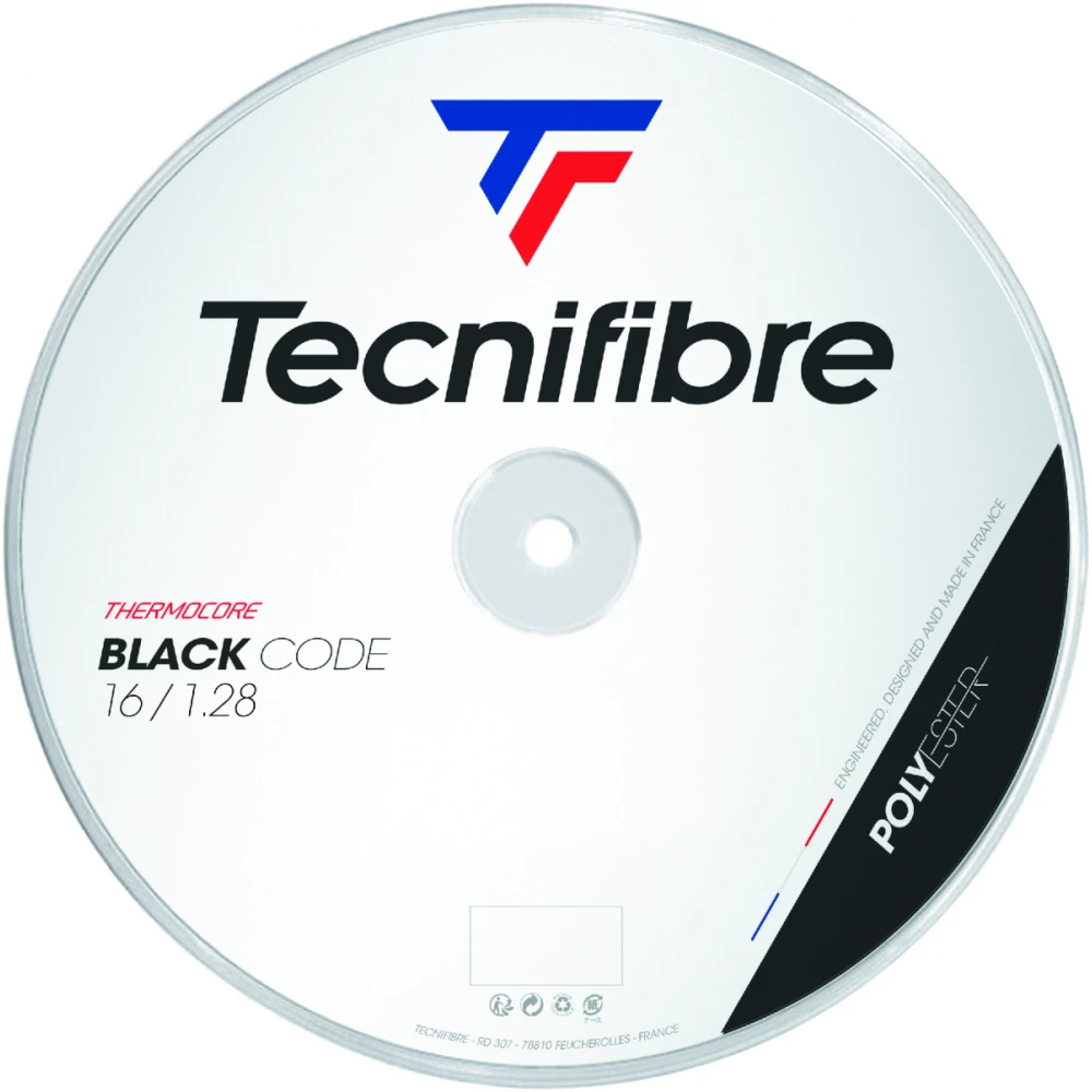 Tecnifibre Black Code 16g Tennis String (Reel) 1 Tecnifibre Black Code 16g Tennis String (Reel)