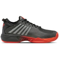 K-Swiss Men’s Hypercourt Supreme Tennis Shoes (Asphalt/Jet Black/Spicy Orange)