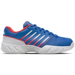 K-Swiss Men’s Bigshot Light 4 Tennis Shoes (Classic Blue/White/Berry Red)