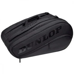 Dunlop Team 12 Racquet Thermo Tennis Bag (Black/Black)