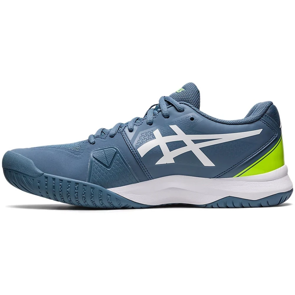 Asics Men’s Gel Challenger 13 Tennis Shoes (Steel Blue/White) 2 Asics Men’s Gel Challenger 13 Tennis Shoes (Steel Blue/White) - Image 2