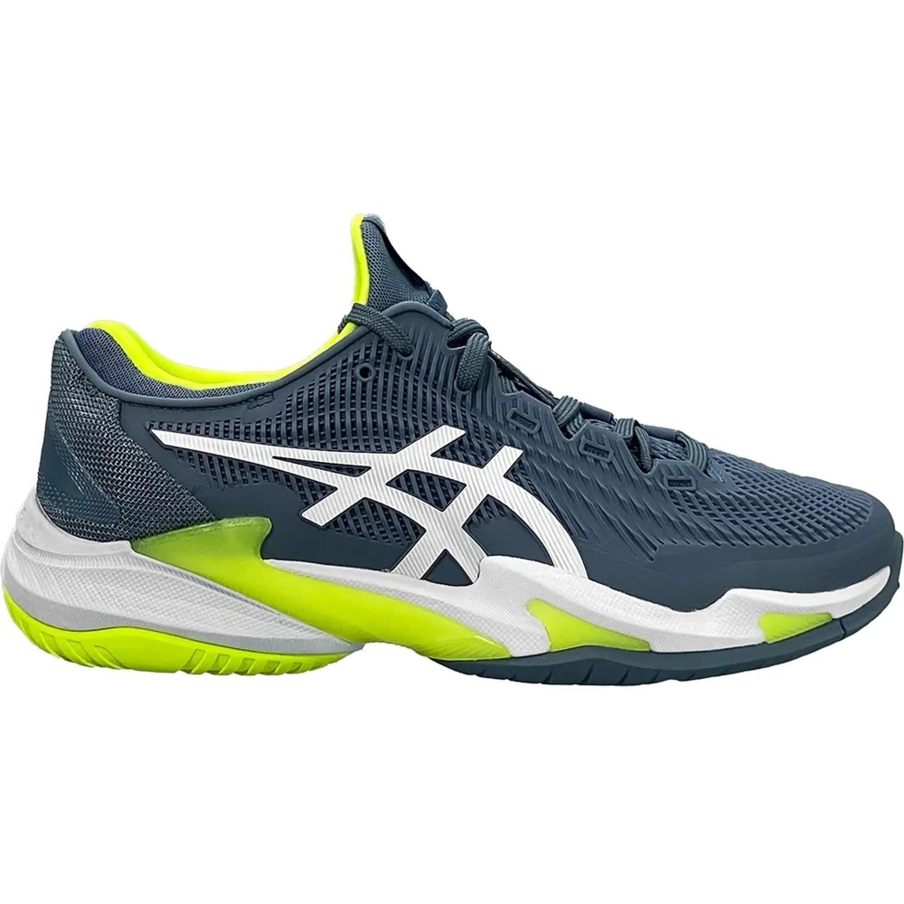 Asics Men’s Court FF 3 Tennis Shoes (Steel Blue/White)