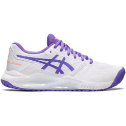 Asics Women’s Gel Challenger 13 Tennis Shoes (White/Amethyst)