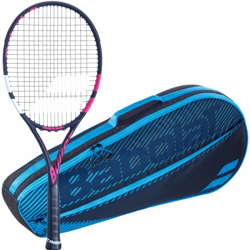 Babolat Boost Aero W + Blue Club Bag Tennis Starter Bundle 1 Babolat Boost Aero W + Blue Club Bag Tennis Starter Bundle