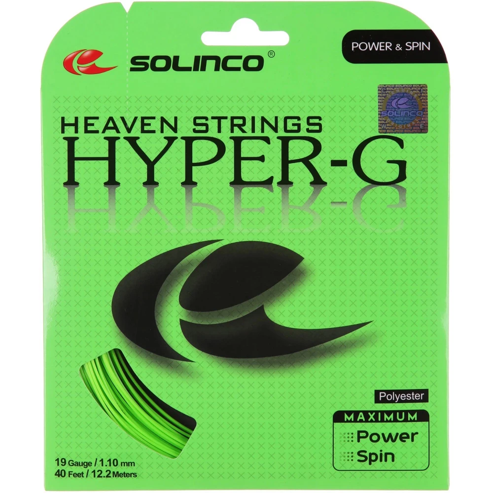 Solinco Hyper-G 19g Tennis String (Set) 1 Solinco Hyper-G 19g Tennis String (Set)