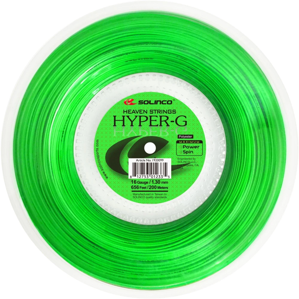 Solinco Hyper-G 20g Tennis String (Reel) 1 Solinco Hyper-G 20g Tennis String (Reel)