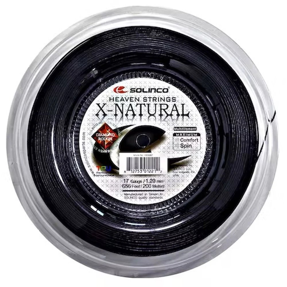 Solinco X-Natural 15L Tennis String (Reel) 1 Solinco X-Natural 15L Tennis String (Reel)