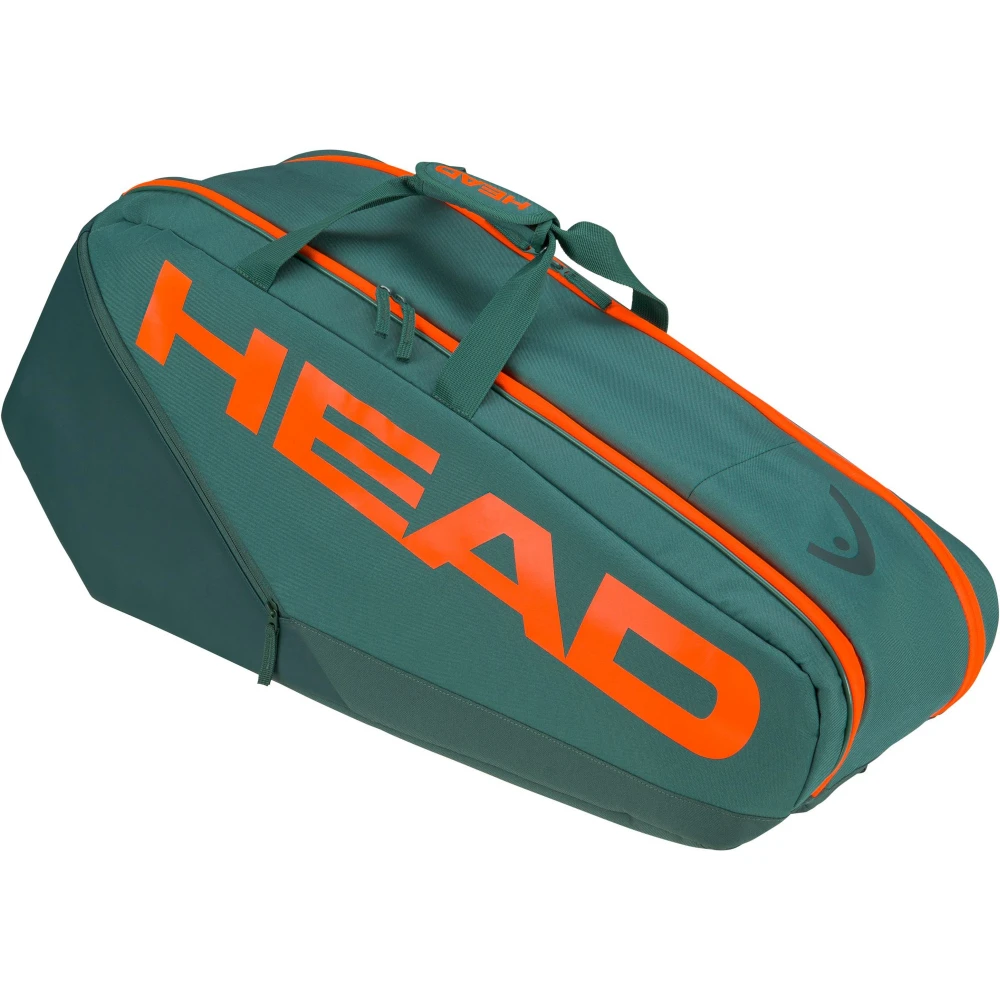 Head Radical Pro 6R Tennis Bag (Dark Cyan/Fluorescent Orange) - Image 2