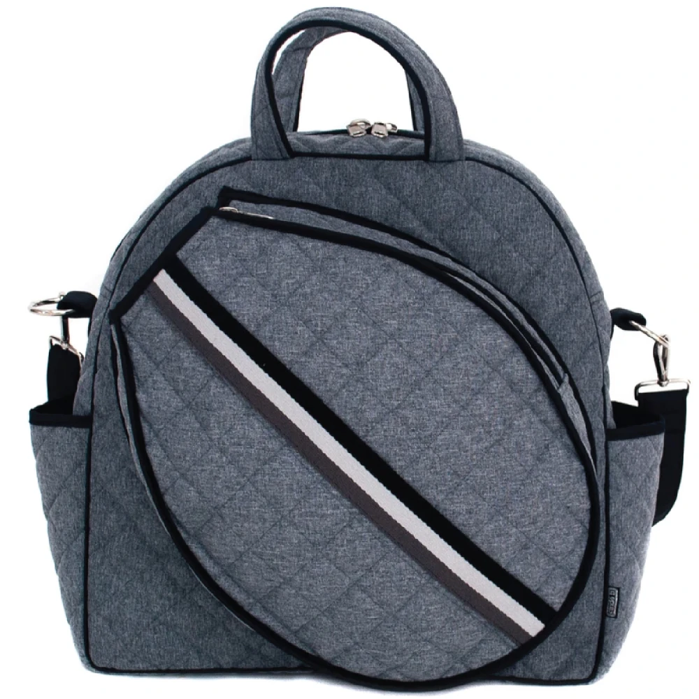 Cinda B Tennis Tote (Heather Grey) 1 Cinda B Tennis Tote (Heather Grey)
