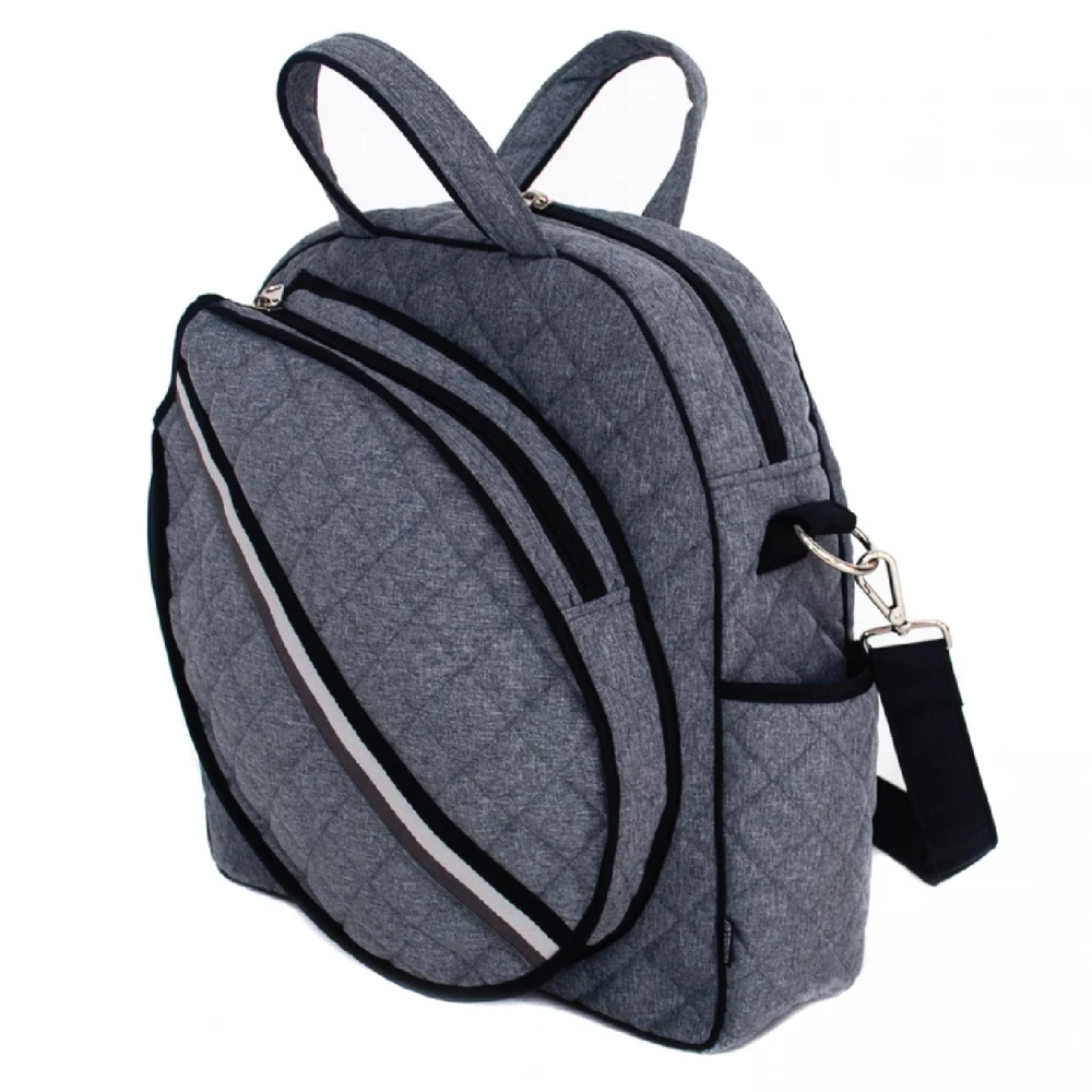 Cinda B Tennis Tote (Heather Grey) 2 Cinda B Tennis Tote (Heather Grey) - Image 2