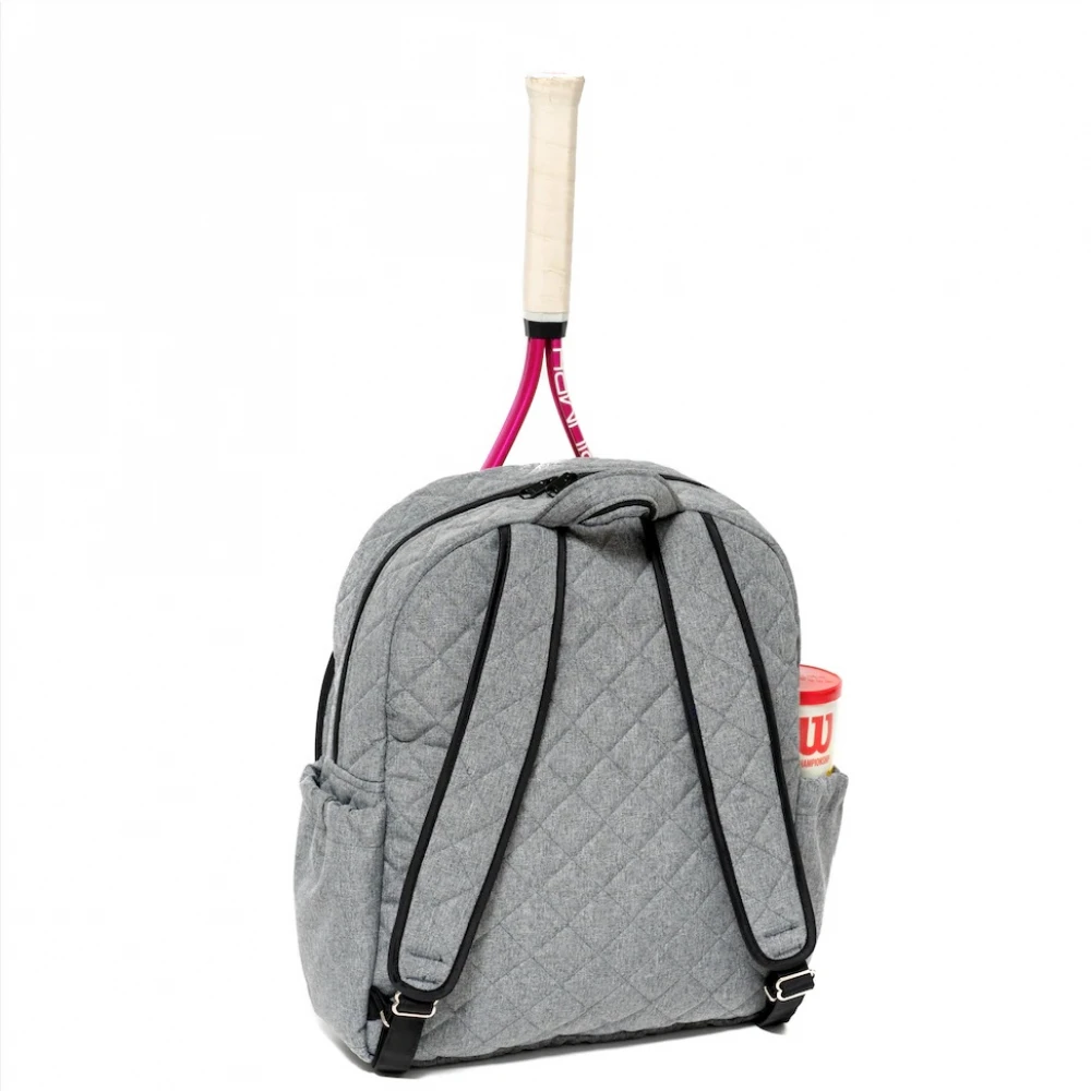 Cinda B Tennis Backpack (Heather Grey) 2 Cinda B Tennis Backpack (Heather Grey) - Image 2