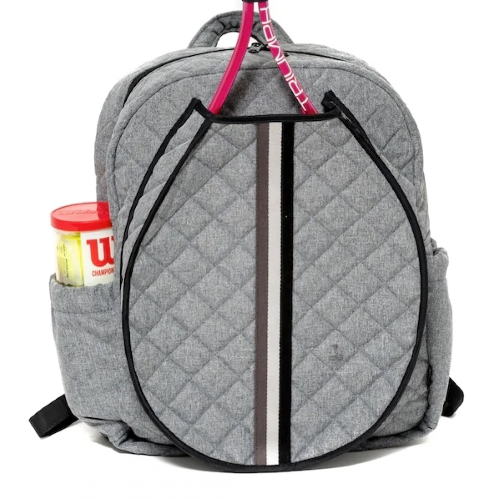 Cinda B Tennis Backpack (Heather Grey) 1 Cinda B Tennis Backpack (Heather Grey)