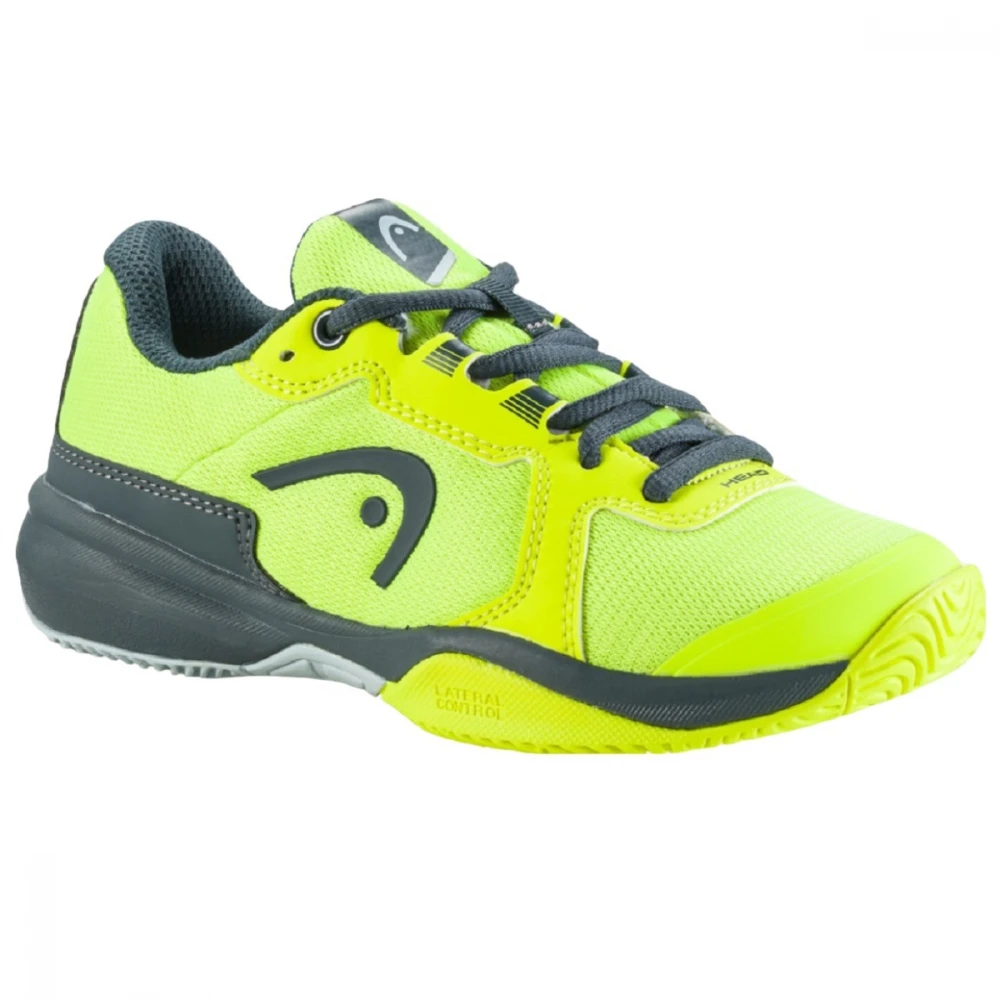 HEAD Junior Sprint 3.5 Padel Shoes (Yellow/Grey) 2 HEAD Junior Sprint 3.5 Padel Shoes (Yellow/Grey) - Image 2