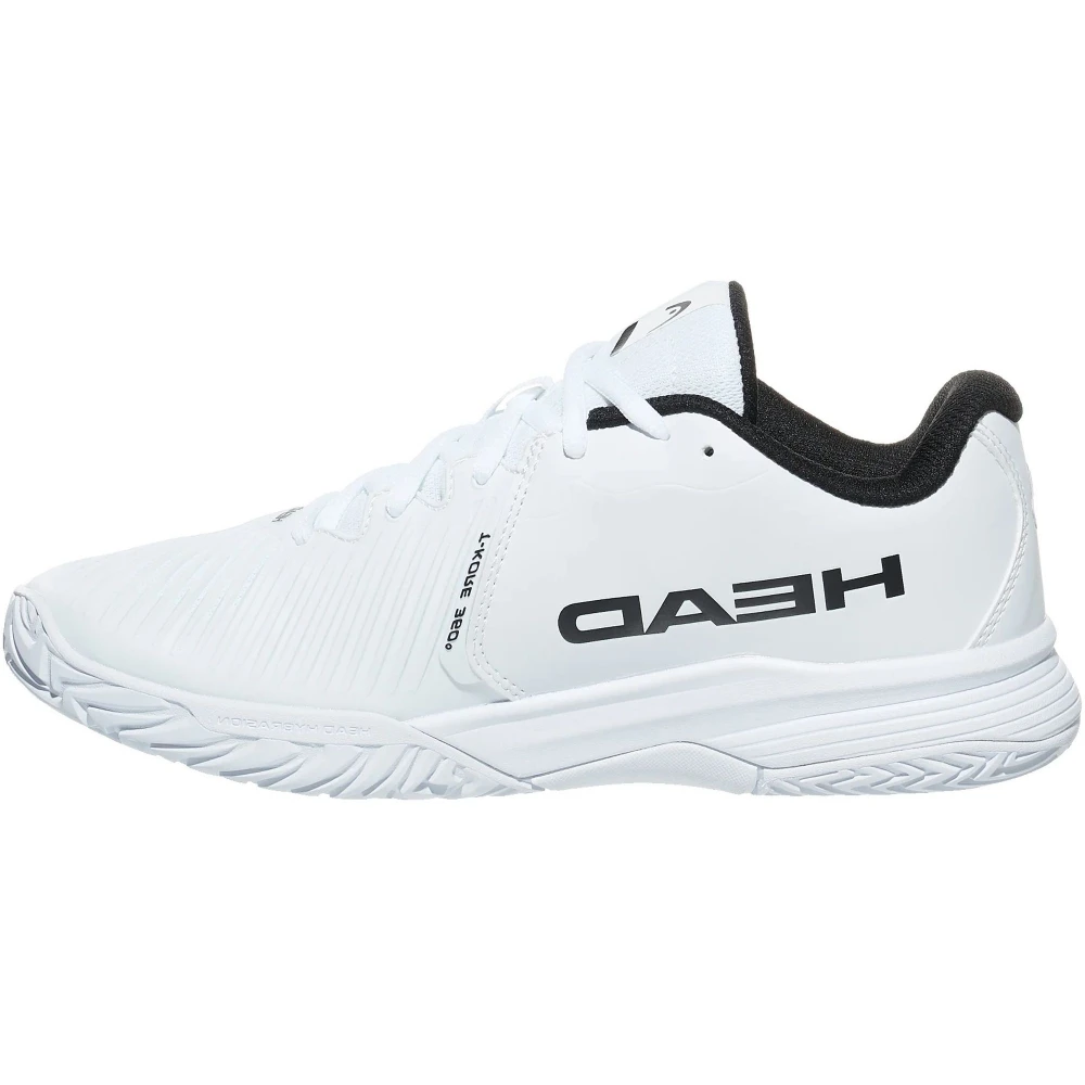 Head Juniors Revolt Pro 4.0 Tennis Shoes (White/Black) 2 Head Juniors Revolt Pro 4.0 Tennis Shoes (White/Black) - Image 2