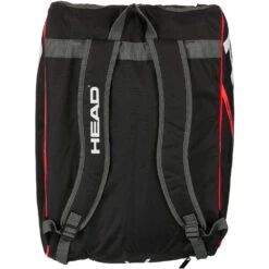 Head Tour Supercombi Pickleball Bag (Black/Orange) -Pro Swing Shop 283982 BKOR Head Tour Supercombi Pickleball Bag BlackOrange back 1000 1000