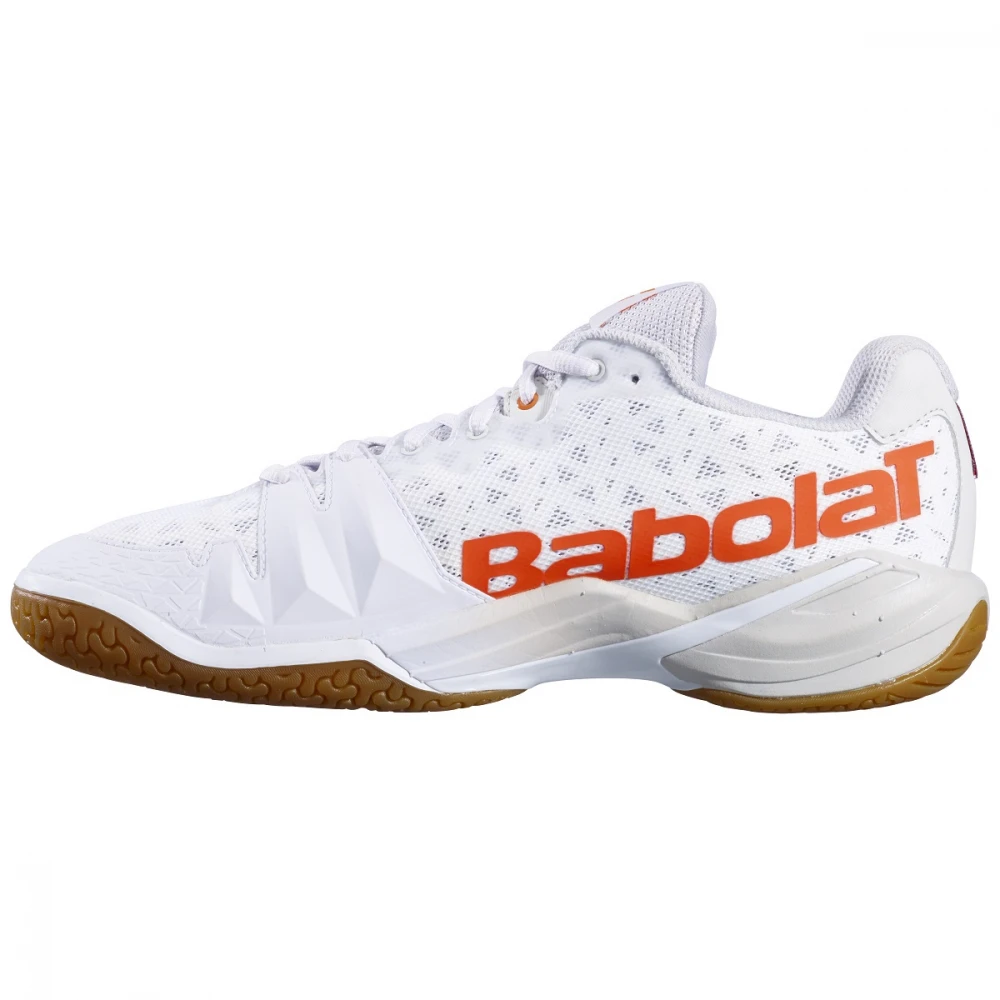 Babolat Men’s Shadow Tour Indoor Tennis And Padel Shoes (White/Grey) 2 Babolat Men’s Shadow Tour Indoor Tennis And Padel Shoes (White/Grey) - Image 2
