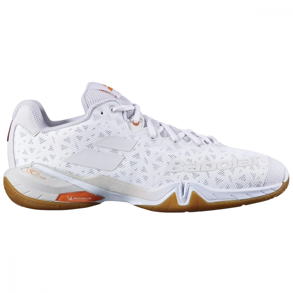 Babolat Men’s Shadow Tour Indoor Tennis And Padel Shoes (White/Grey) 1 Babolat Men’s Shadow Tour Indoor Tennis And Padel Shoes (White/Grey)