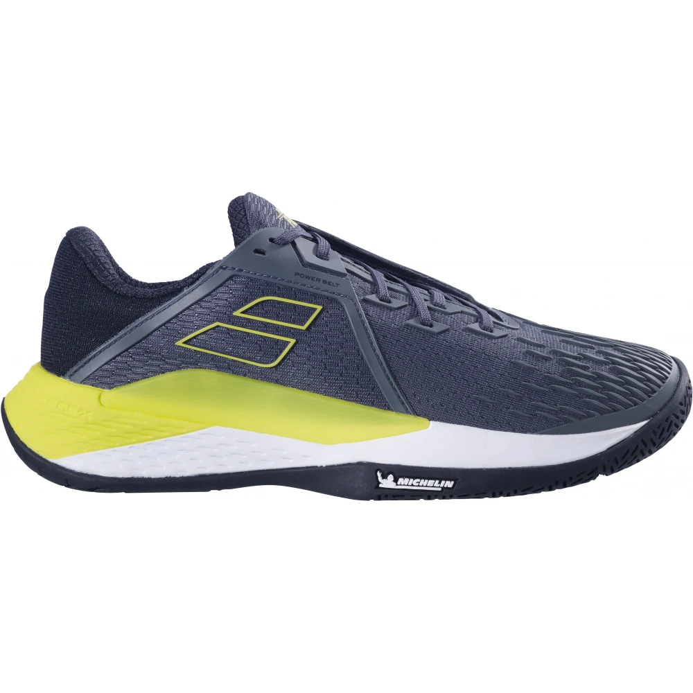 Babolat Men’s Propulse Fury 3 All Court Tennis Shoes (Grey/Aero)
