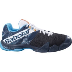 Babolat Men’s Movea Padel Shoes (Grey/Scuba Blue)