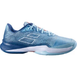 Babolat Men’s Jet Mach 3 Wide All Court Tennis Shoes (Angel Blue)