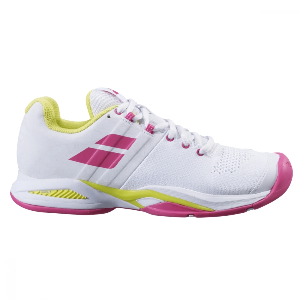 Babolat Women’s Propulse Blast All Court Tennis Shoes (White/Red Rose) 1 Babolat Women’s Propulse Blast All Court Tennis Shoes (White/Red Rose)