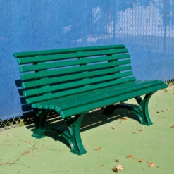 Douglas Deluxe Courtsider 5-Foot Court Bench (Forest Green)
