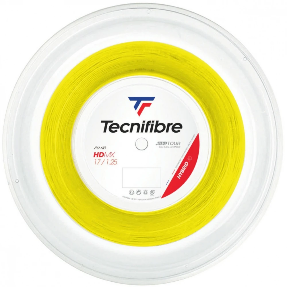 Tecnifibre HDMX Yellow 15Lg Tennis String (Reel) 1 Tecnifibre HDMX Yellow 15Lg Tennis String (Reel)