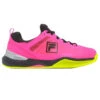 Fila Women’s Speedserve Energized Tennis Shoes (Pink/Safety Yellow/Black)