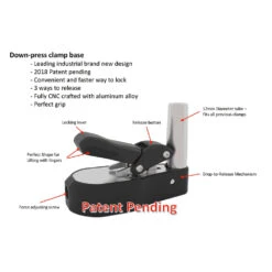 Tourna 700-ES Electric Stringing Machine -Pro Swing Shop 700 ES downpressedclamp1 1000 1000