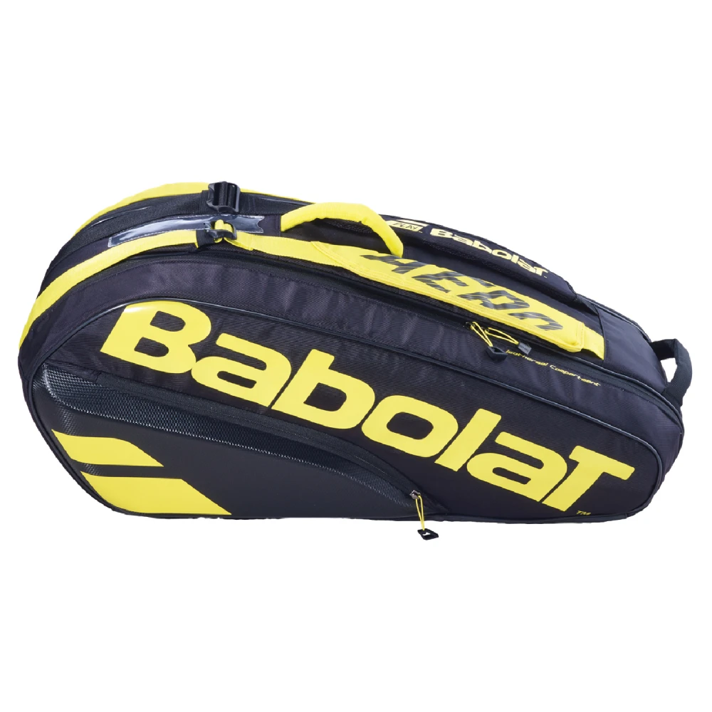 Babolat Pure Aero Racquet Holder X6 (Yellow/Black)