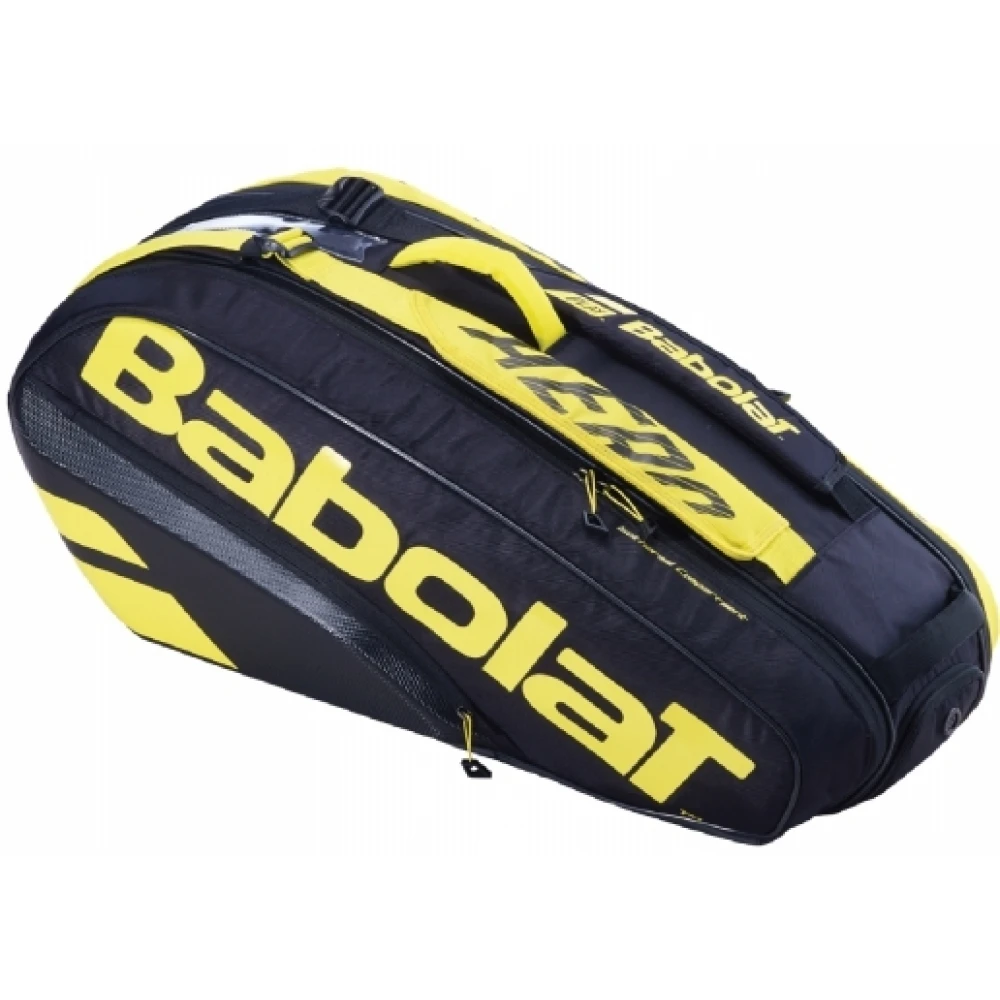 Babolat Pure Aero Racquet Holder X6 (Yellow/Black) - Image 2