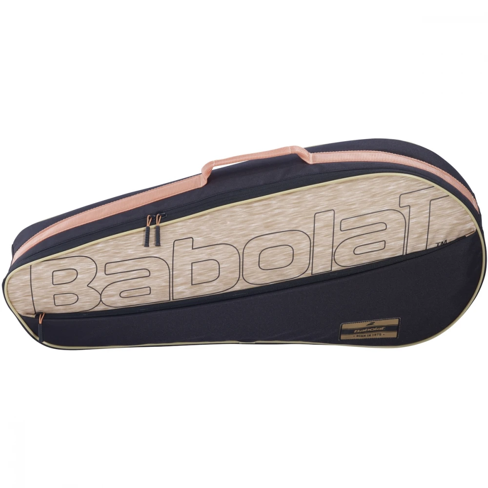 Babolat Essential Club 3 Racquet Tennis Bag (Black/Beige) 1 Babolat Essential Club 3 Racquet Tennis Bag (Black/Beige)