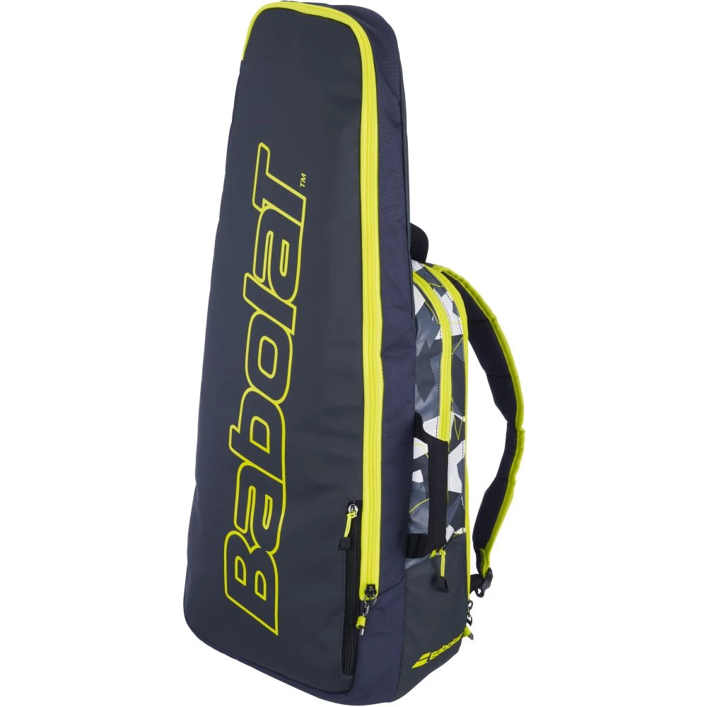 Babolat Pure Aero Tennis Backpack (Grey/Yellow/White) - Image 2