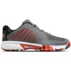 K-Swiss Junior Hypercourt Express 2 Tennis Shoes (Steel Gray/Jet Black/Spicy Orange)