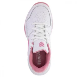 K-Swiss Women’s Court Express Tennis Shoes (White/Sea Pink) -Pro Swing Shop 95443 959 K Swiss Womens Court Express Tennis Shoes White Sea Pink c 1000 1000