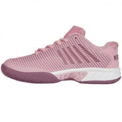 K-Swiss Women’s Hypercourt Express 2 Tennis Shoes (Pink/Grape Nectar/Orchid Haze) -Pro Swing Shop 96613 641 kswiss womens hypercourt express 2 tennis shoes cameo pink grape nectar orchid haze left 1000 1000