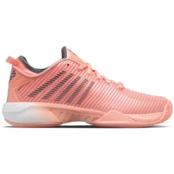 K-Swiss Women’s Hypercourt Supreme Tennis Shoes (Peach Amber/White/Asphalt)