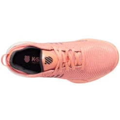 K-Swiss Women’s Hypercourt Supreme Tennis Shoes (Peach Amber/White/Asphalt) -Pro Swing Shop 96615 683 k swiss womens hypercourt supreme tennis shoes peach amber white asphalt top 1000 1000