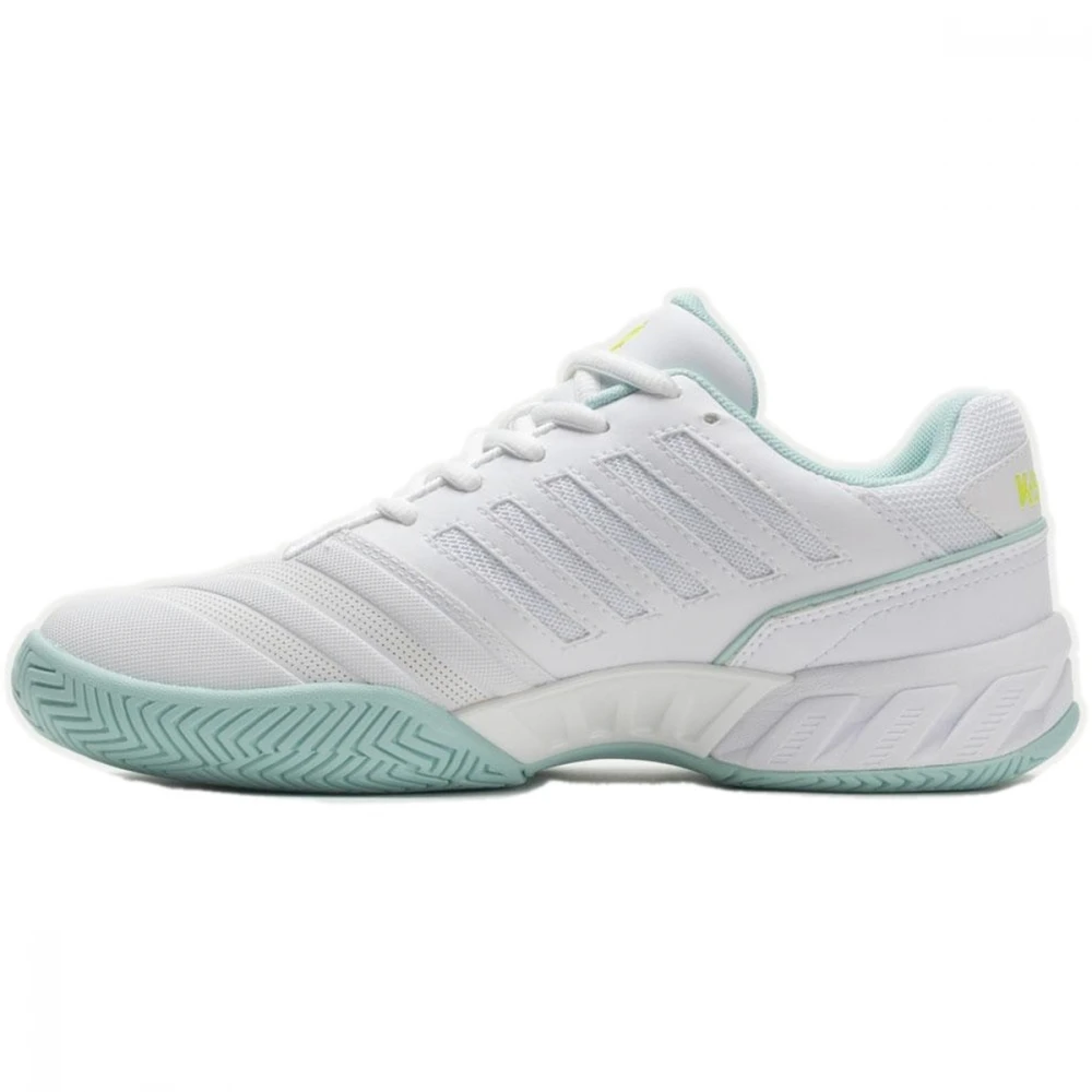 K-Swiss Women’s Bigshot Light 4 Tennis Shoes (White/Icy Morn/Love Bird) - Image 2