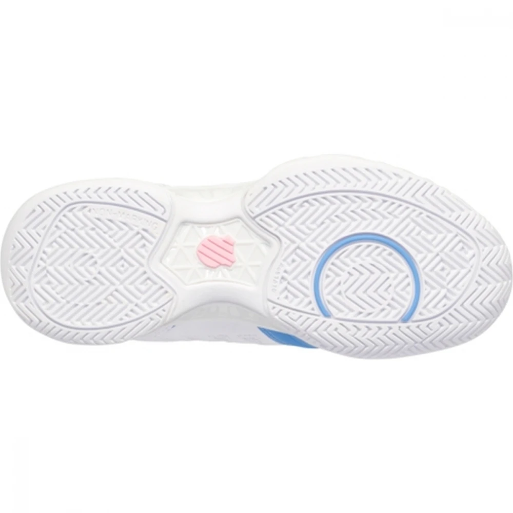 K-Swiss Women’s Bigshot Light 4 Tennis Shoes (Silver Lake Blue/White/Orchid Pink) - Image 3