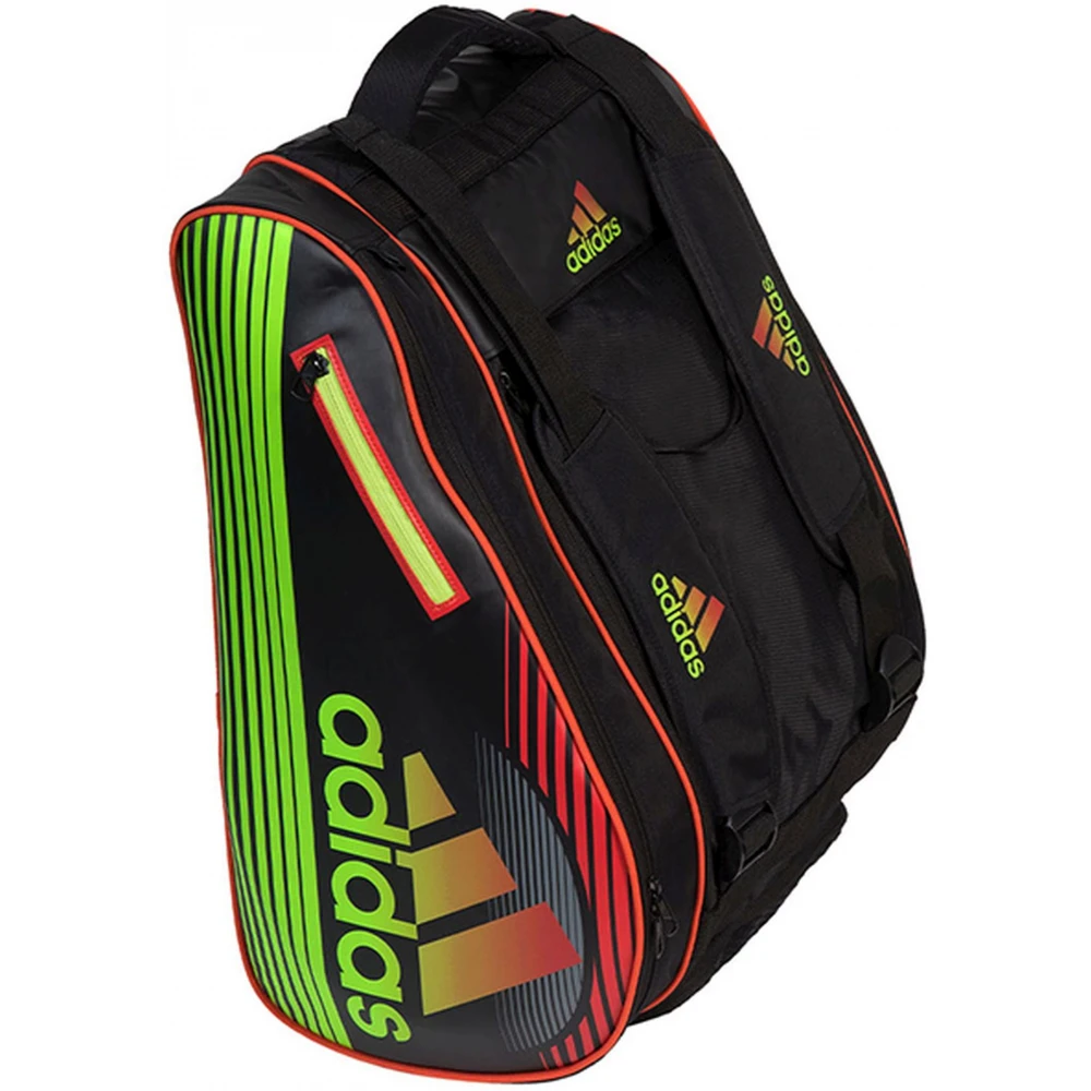 Adidas Padel Racket Tour Padel Bag (Black/Lime) 2 Adidas Padel Racket Tour Padel Bag (Black/Lime) - Image 2