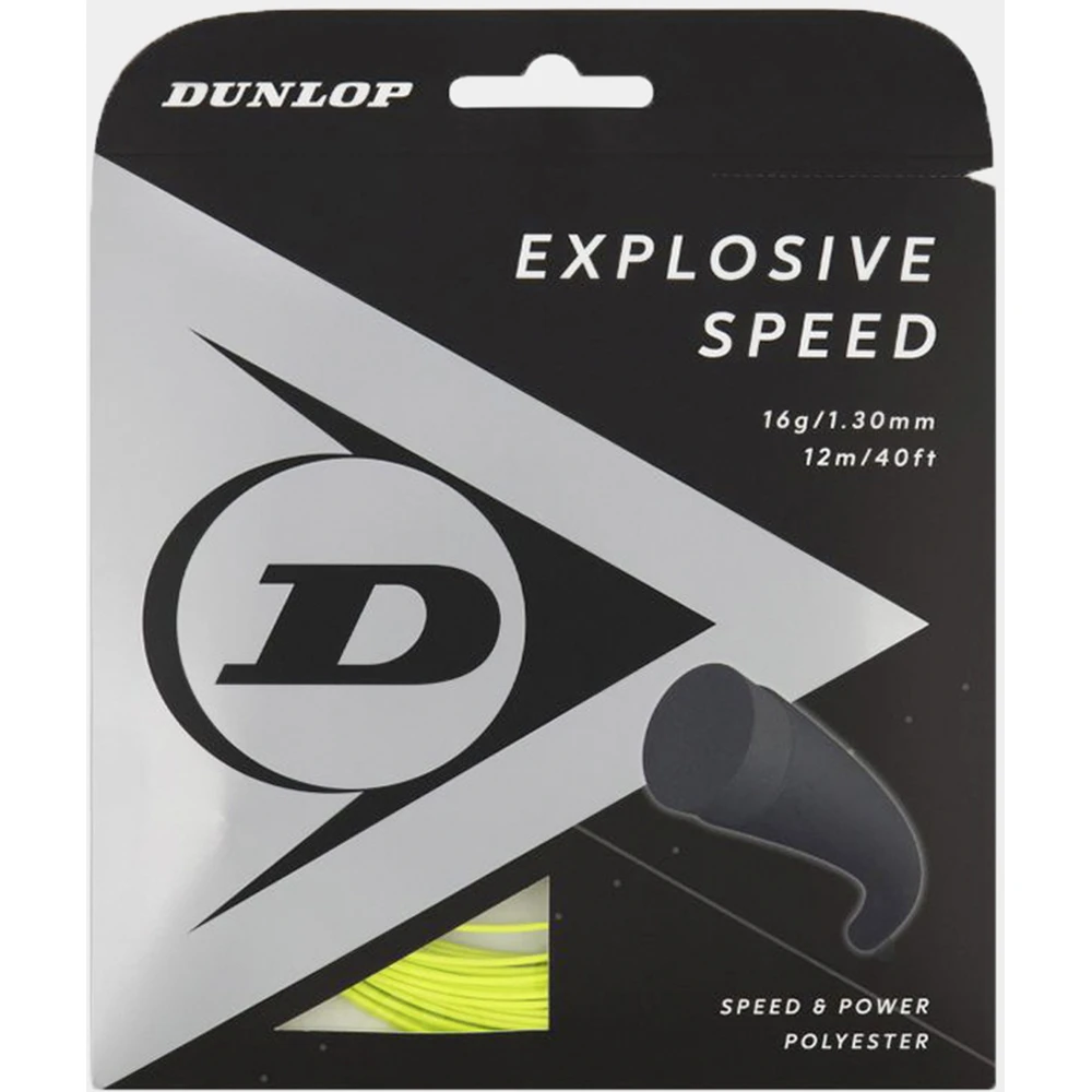 Dunlop Explosive Speed Yellow 16g Tennis String (Set)
