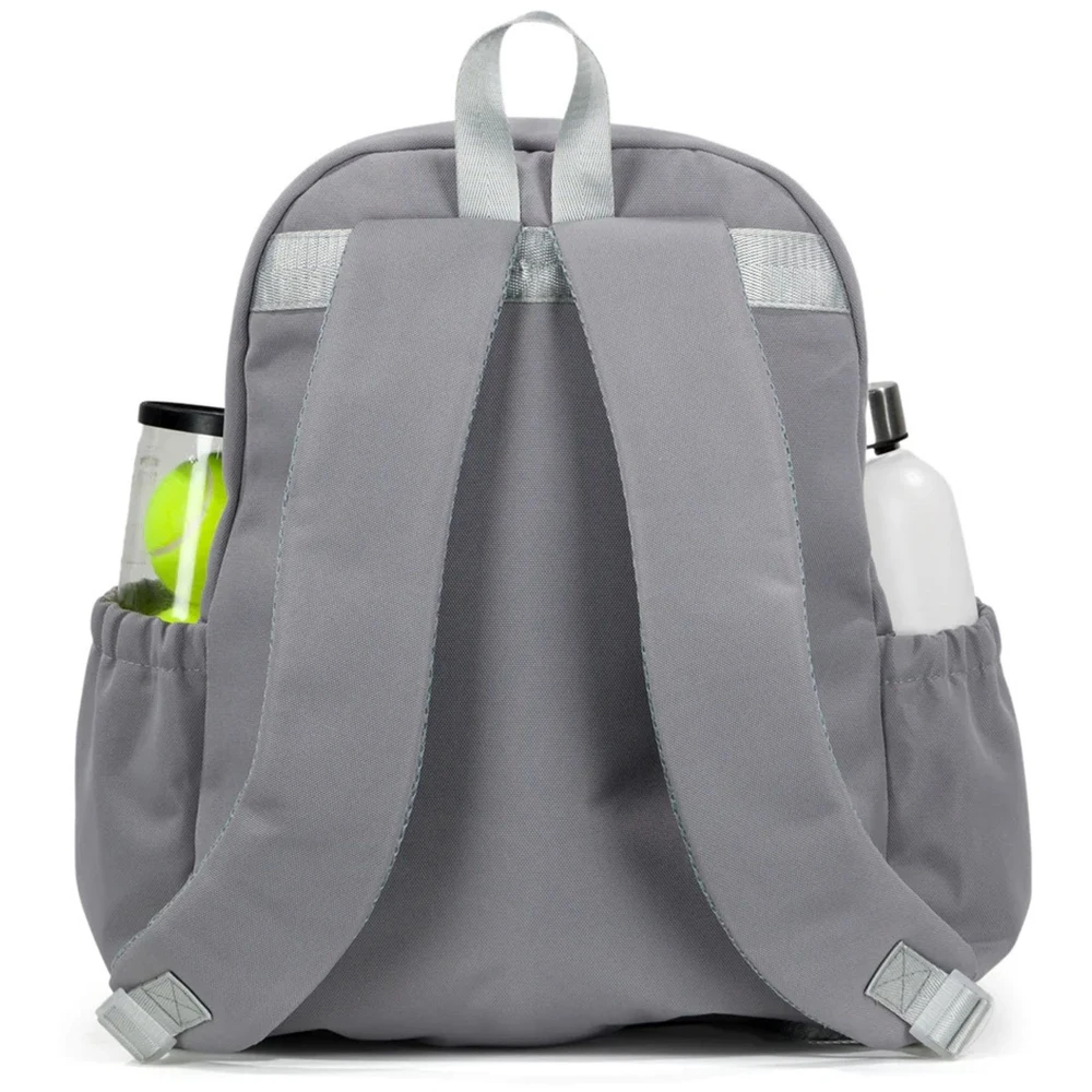 Ame & Lulu Game Time Tennis Backpack (Grey) - Image 3