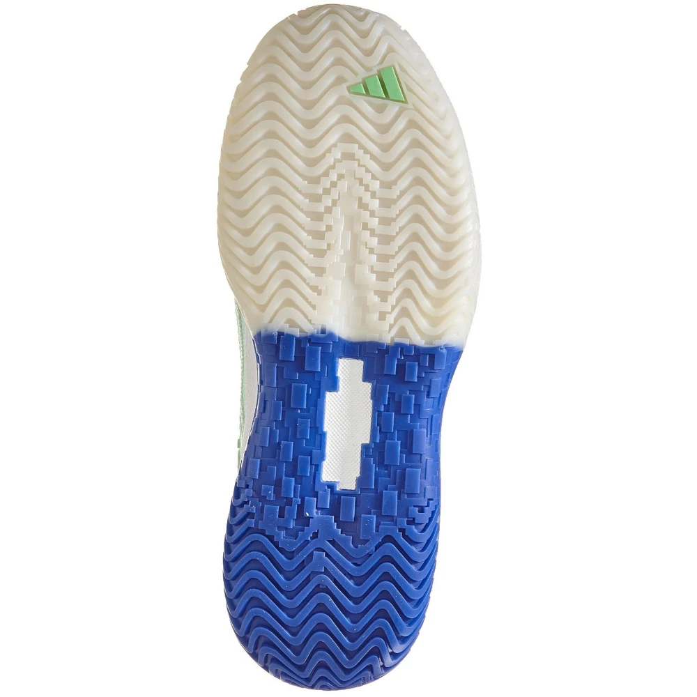 Adidas Women’s SoleMatch Control Tennis Shoes (Pulse Mint/Silver Metallic/Lucid Blue) - Image 3