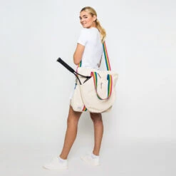 Ame & Lulu Hamptons Tennis Tour Bag (Rainbow Stripe) -Pro Swing Shop HTTB125 Ame Lulu Hamptons Tennis Tour Bag Rainbow Stripe c min 1000 1000