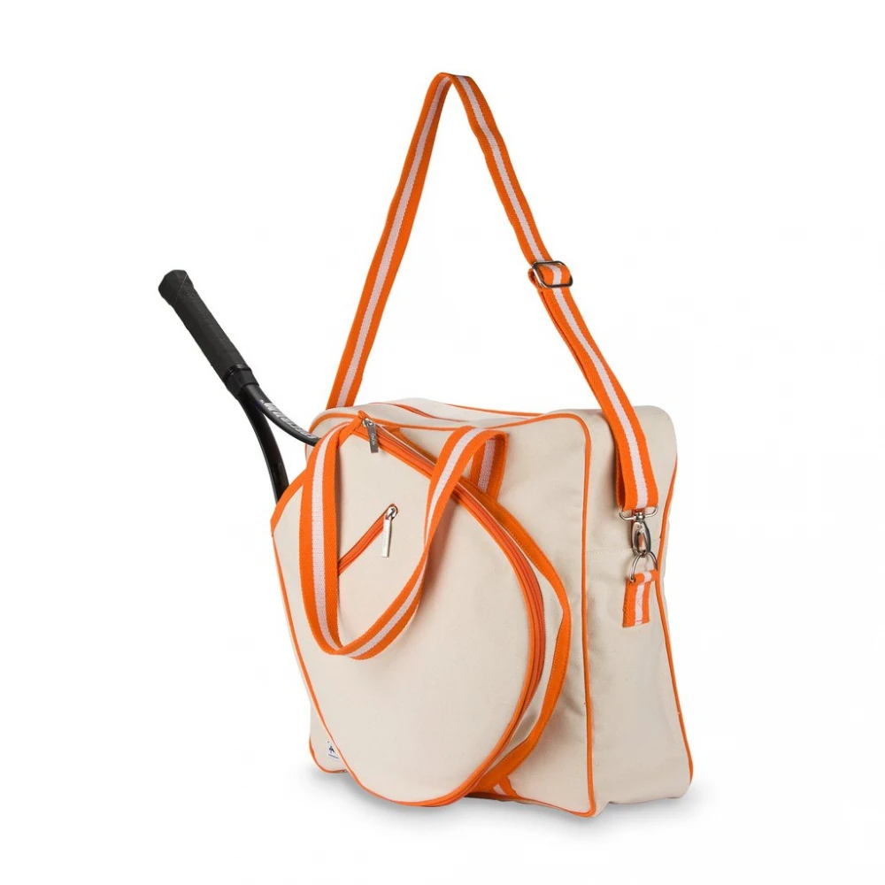 Ame & Lulu Hamptons Tennis Tour Bag (Clementine) 2 Ame & Lulu Hamptons Tennis Tour Bag (Clementine) - Image 2