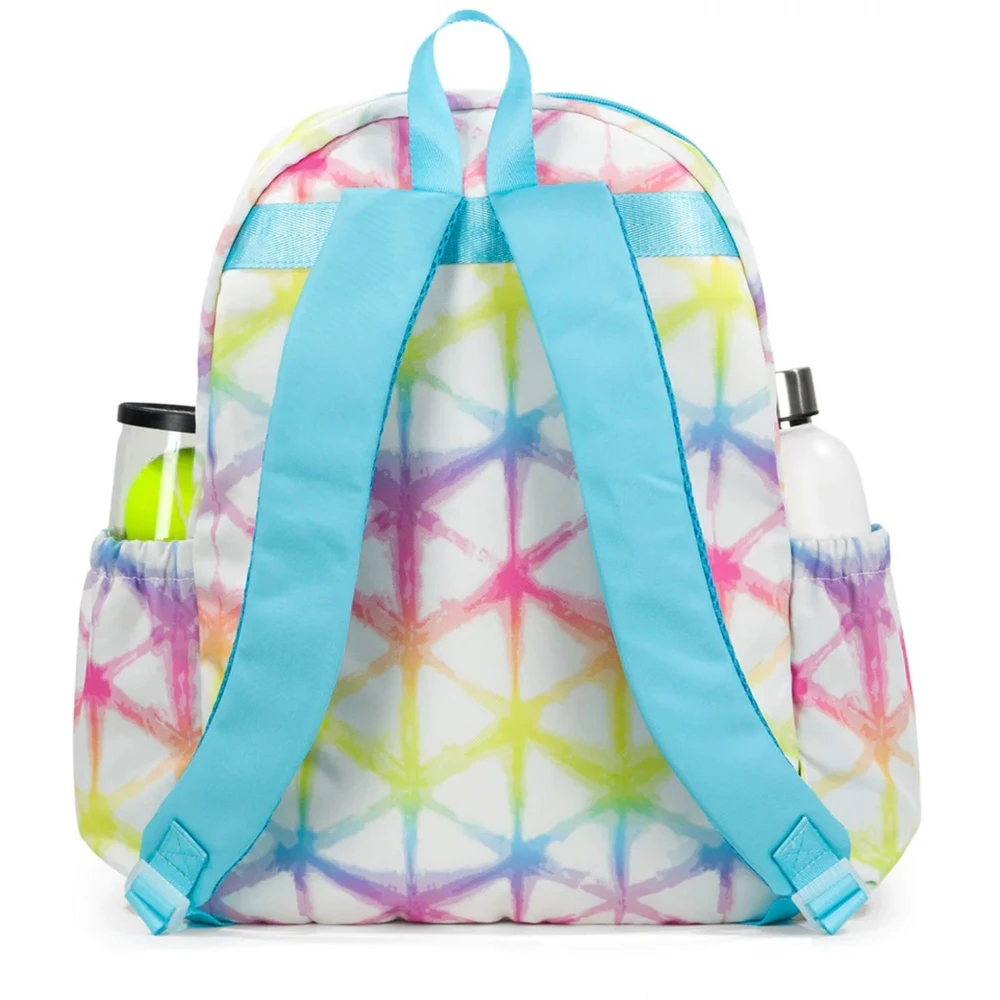 Ame & Lulu Junior Love Tennis Backpack (Rainbow Shibori) - Image 3