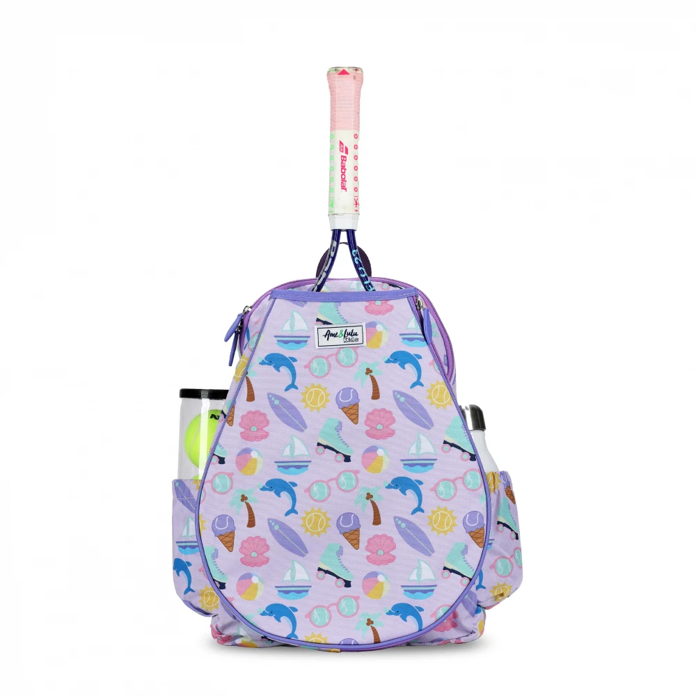 Ame & Lulu Little Love Tennis Backpack (Malibu Tennis) 1 Ame & Lulu Little Love Tennis Backpack (Malibu Tennis)