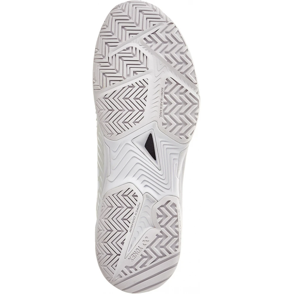 Yonex Women’s Power Cushion Sonicage 3 Tennis Shoes (White/Silver) 3 Yonex Women’s Power Cushion Sonicage 3 Tennis Shoes (White/Silver) - Image 3