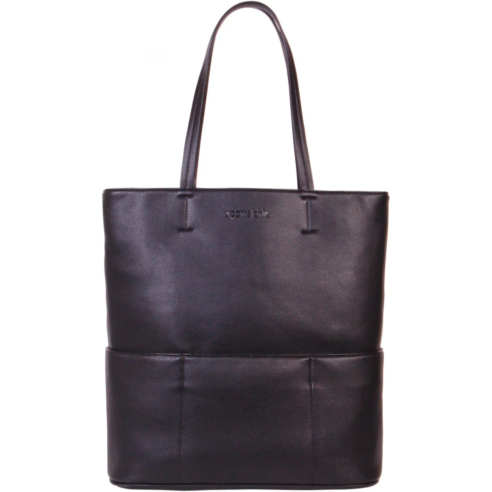 SportsChic Women’s Vegan Maxi Tennis Tote Bag (Black Moon)